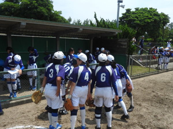第67回石川県中学校ソフトボール大会　　代表決定戦の模様（門前　対　辰口　戦）４